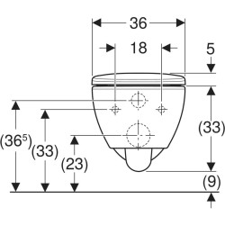 SELNOVA PREMIUM VASO SOSPESO + SEDILE GEBERIT  501991001