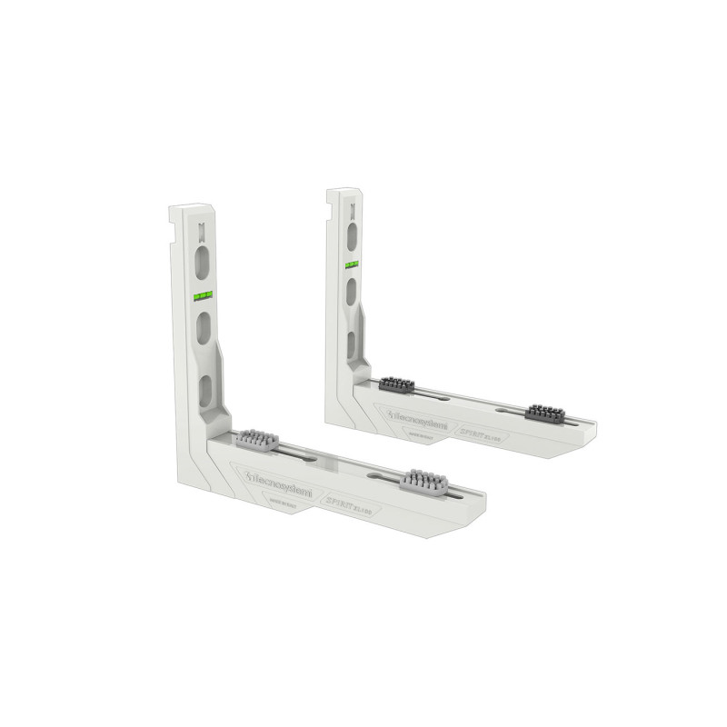 COPPIA MENSOLA CLIMATIZZATORE IN PLASTICA (100 KG) SPIRIT IVORY XL 100 PLUS H430 L550 SCD500158 TECNOSYSTEMI