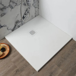 PIATTO DOCCIA MINERAL MARMO EFFETTO PIETRA 120x80 con piletta