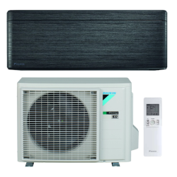 Condizionatore Daikin Bluevolution Inverter serie STYLISH REAL BLACKWOOD 9000 Btu FTXA25BT R-32 Wi-Fi Integrato