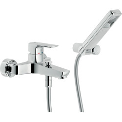 MISCELATORE GRUPPO VASCA CON DUPLEX CROMO ACQUAVIVA VV103110CR Nobili Rubinetterie