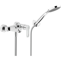 MISCELATORE GRUPPO VASCA CON DUPLEX CROMO NEW ROAD RD00110CR Nobili Rubinetterie