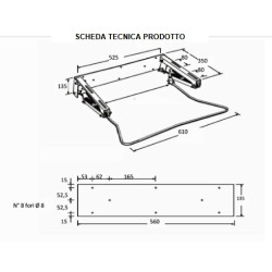 403-E BASIC STAFFA PNEUMATICA PER LAVABO DISABILI Thermomat