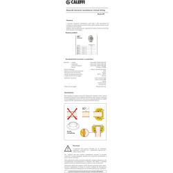 CALEFFI 437 RACCORDO M23x1,5 RAME D.16 437016