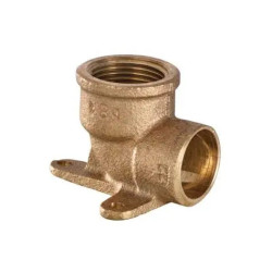 4472G GOMITO CON BASE BRONZO A SALDARE  PER RAME IBP BANNINGER