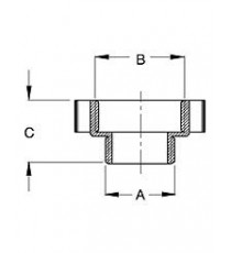 RIDUZIONE 1"1/4 MASCHIO 1"1/2 FEMMINA 1875NN64B0 BONOMINI