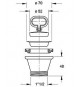 PILETTA PER LAVELLO INOX 1"1/2 1944MG64B0 BONOMINI