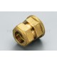 1352 BICONO F. X TUBO RAME A COMPRESSIONE C/ORING X GAS TIEMME