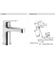 MISC. MONOC. LAVABO SC. 1"1/4 CROMO R.E BSH101118/1CR BLUES