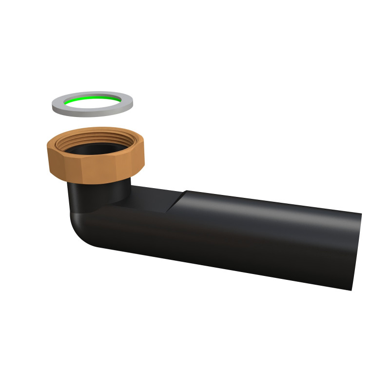 CODOLO CURVO PEHD 1.1/4" x 40 6340OT54B9 BONOMINI