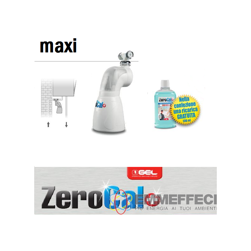 Filtro Anticalcare per Caldaia Gel Zerocal+ Maxi Basic Linea 1/2
