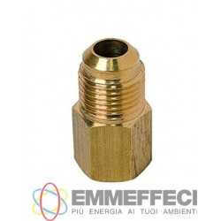 RIDUZIONE PER CLIMATIZZATORE MASCHIO FEMMINA 1/4" 3/8" 1/2" TECNOGAS