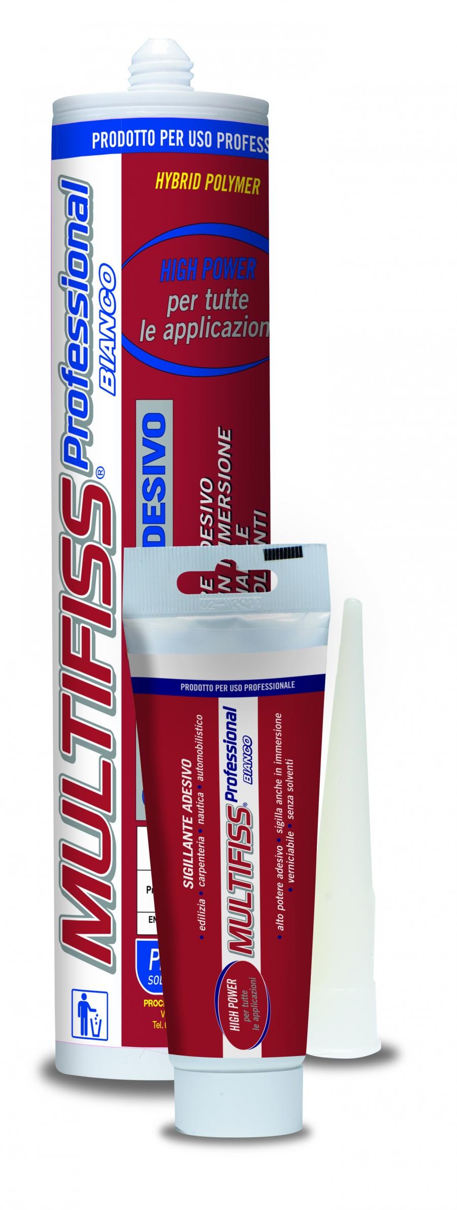 MULTIFISS BIANCO PROFESSIONAL Adesivo-sigillante a reticolazione di  polimeri ibridi - Emmeffeci