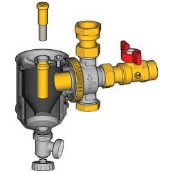 KIT DEFANGATORE CON VALVOLA + BOCC.3/4" R146CKX004 GIACOMINI