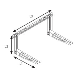 STAFFA KLIK 780x400x465 KG100 sp.1,5 00524500
