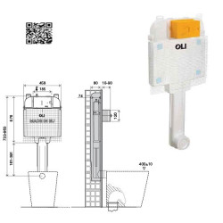 CASSETTA DUAL A INCASSO OLI74 PLUS 0601601