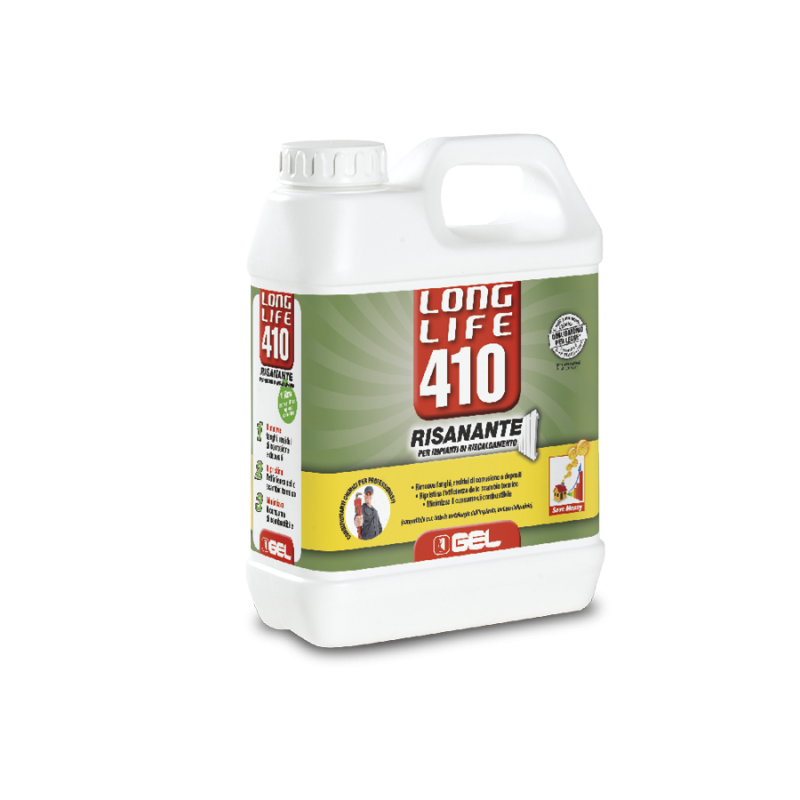 LONG LIFE 410 RISANANTE IMPIANTI RISCALDAMENTO LT 1 GEL 113.166.11