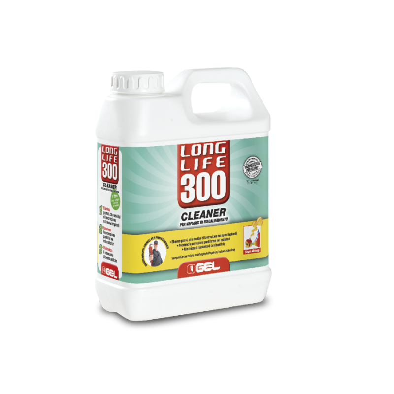 LIQUIDO LONG LIFE 300 DETERGENTE IMPIANTI RISCALDAMENTO LT 1 GEL 113.162.21