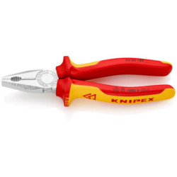 KNIPEX® PINZA UNIVERSALE ISOLATA 180mm 03 06 180