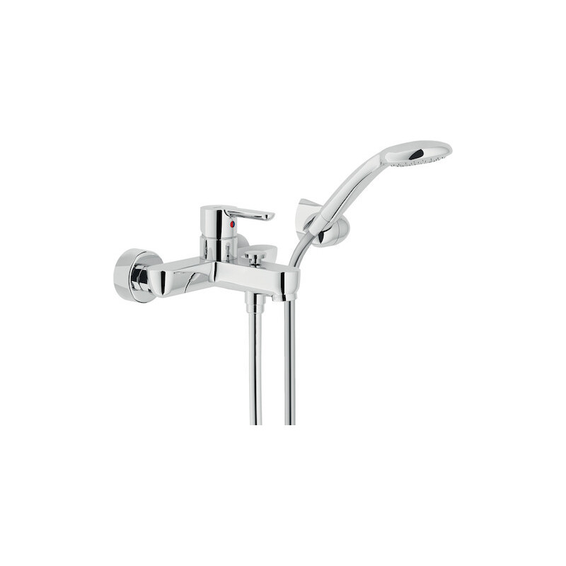 MONOCOMANDO GRUPPO VASCA CON DUPLEX ABC AB87110CR Nobili Rubinetterie