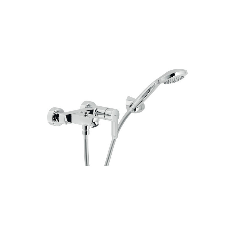 MISCELATORE GRUPPO VASCA CON DUPLEX CROMO NEW ROAD RD00110CR Nobili Rubinetterie