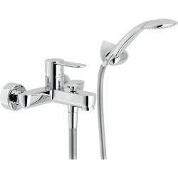 MISCELATORE GRUPPO VASCA CON DUPLEX CROMO SAND SA99110CR Nobili Rubinetterie