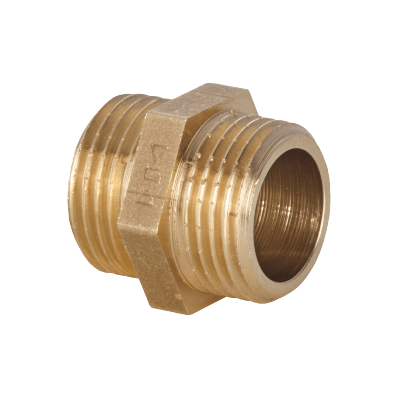 8280 NIPPLE OTTONE GIALLO MASCHIO IBP BANNINGER 1/2" - 2"