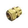 1350 RACCORDO A COMPPRESSIONE MASCHIO PER TUBO IN RAME CON/O-RING PER GAS TIEMME 1/2" - 1" D. 10-28