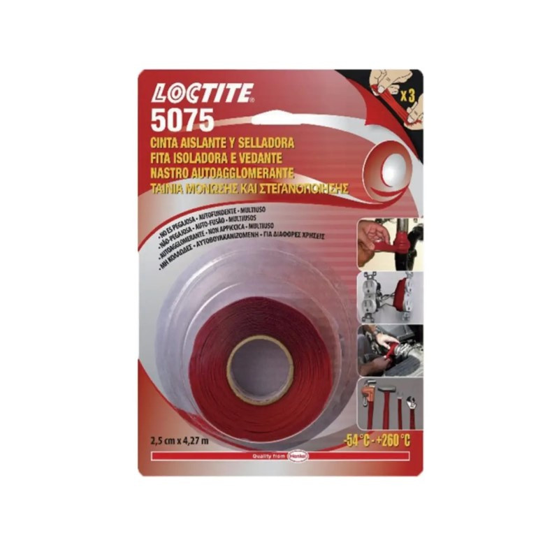 LOCTITE 5075 SUPER NASTRO AUTOAGGLOMERANTE ISOLANTE E SIGILLANTE 1460869 FIMI