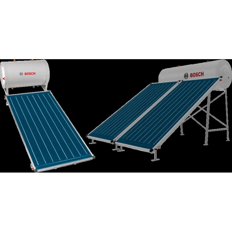 SISTEMA SOLARE BOSCH CIRCOLAZIONE NATURALE LT 195-1 TETTO PIANO F1/TSS200-2E/FCC220/B 7735246022