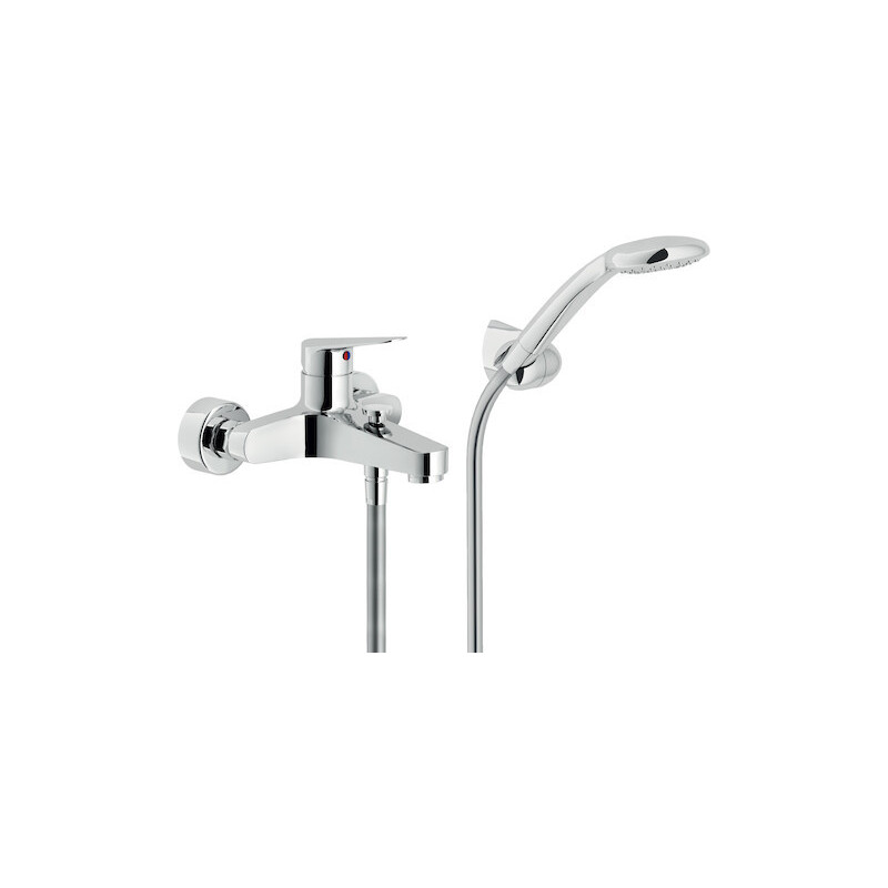 MISCELATORE VASCA CON DUPLEX CROMO BLUES BS101110CR NOBILI