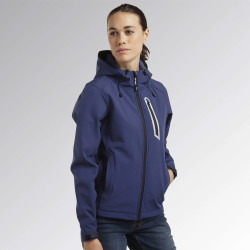 GIACCA SOFTSHELL SAIL BLU POLVERE 702.159632 60064L UTILITY DIADORA