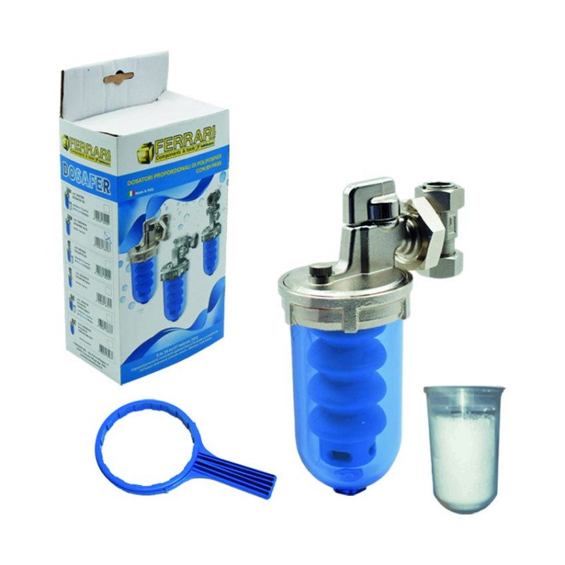 DOSATORE POLIFOSFATI 1/2" CON RICARICA 060603 FERRARI