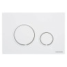 PLACCA CASSETTA DI SCARICO VELA DUO BIANCA FLUIDMASTER P47-0130-0253