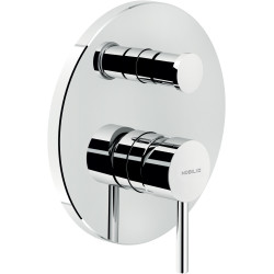 MISCELATORE  DOCCIA INCASSO CON DEVIATORE  LIVE Nobili Rubinetterie  LV00100/ECR