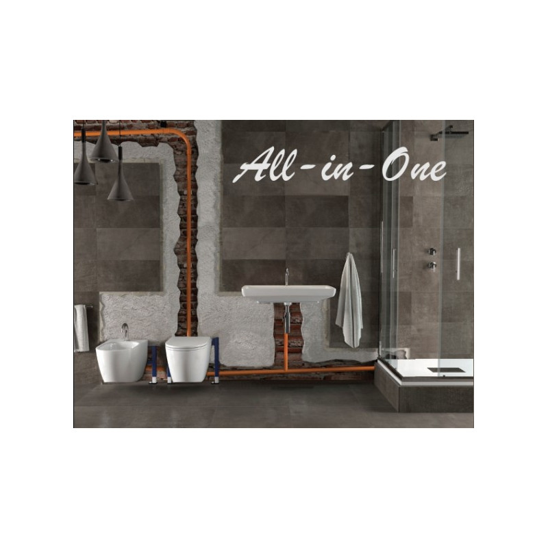 WC CON TRITURATORE INTEGRATO SKY-R/FULL "ALL-IN-ONE" (sospeso) PLANUS 000120