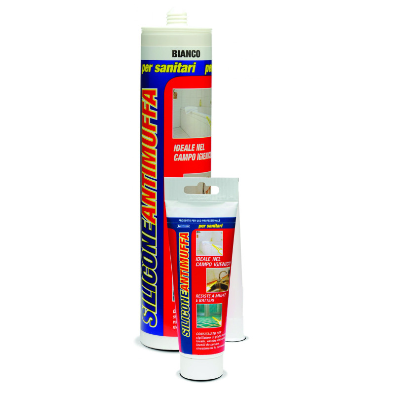 SILICONE BIANCO ANTIMUFFA SANITARIO ACETICO ML. 280 PROCHIMICA  SLA/SB
