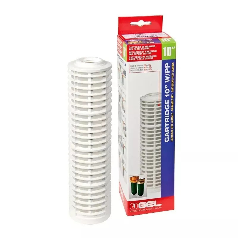 CARTUCCIA RETE LAVABILE PER FILTRO PP 10" 60u GEL  103.010.50