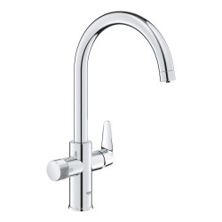 RUBINETTO ACQUA FILTRATA GROHE BLU PURE NEW BAUCURVE BOCCA C CROMO 30581000