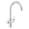 RUBINETTO ACQUA FILTRATA GROHE BLU PURE NEW BAUCURVE BOCCA C CROMO 30581000