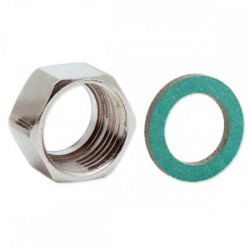 CONFEZIONE 10 PZ CSST DADO PER TUBO CORUGATO  G1" DN20 CON GUARNIZIONE PSP F0010-00026